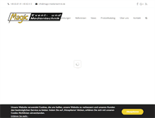 Tablet Screenshot of magic-medientechnik.de